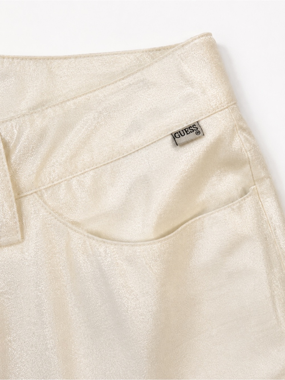 Vintage 1997 GUESS Pearl Shimmer Y2K Straight Leg Pants - Sz 29 - Picture 7 of 16